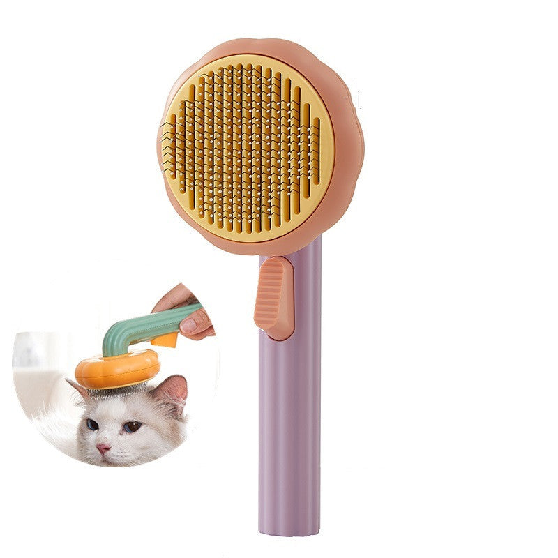 New Pet Cat Brush Hot Sellin Hand-held Steel Wire Self