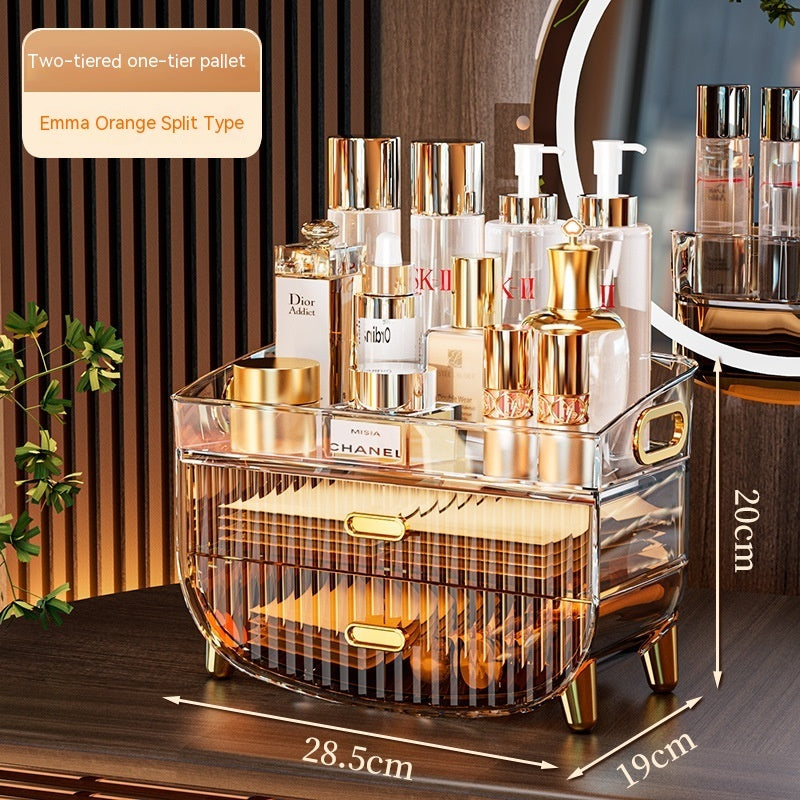 Cosmetics Dustproof Skin Care Products Desktop Storage Rack