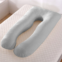 Image of Summer Sleeping Support Pillow For Pregnant Women U Shape Maternity