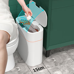 Image of Smart Trash Can With Lid For Bedroom And Living Room Kitchen 