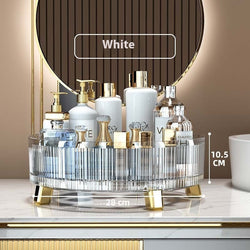 Image of Plastic Cosmetics Rotating Storage Box