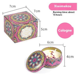 Image of Dried Flower Fragrance Candle Flower Fragrance Incense Candle