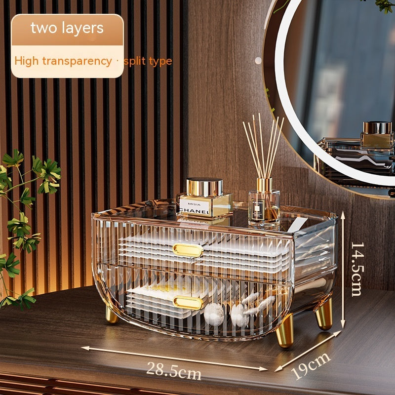 Cosmetics Dustproof Skin Care Products Desktop Storage Rack