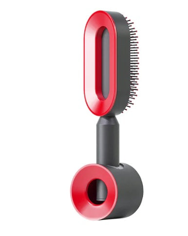 Image of Self Cleaning Hair Brush For Women Onekey Cleaning Hair Loss