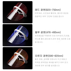Image of Small Bulb Color Light Mask Beauty Equipment Facial Mask Mac