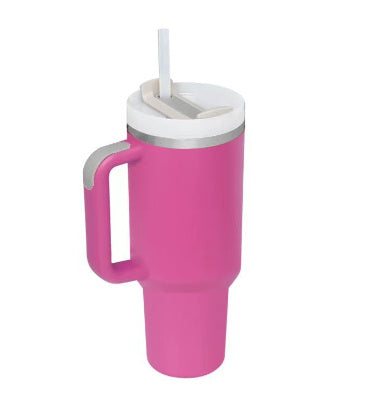  Handle Straw Insulated Stainless Steel