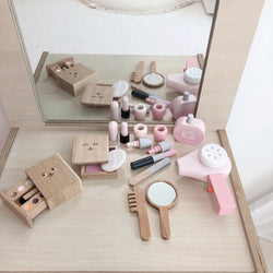 Image of Fashion Wooden Portable Cosmetics Toy Set