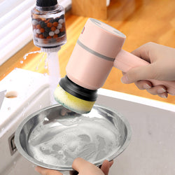 Image of Electric Cleaning Brush Dishwashing Brush Automatic Wireless