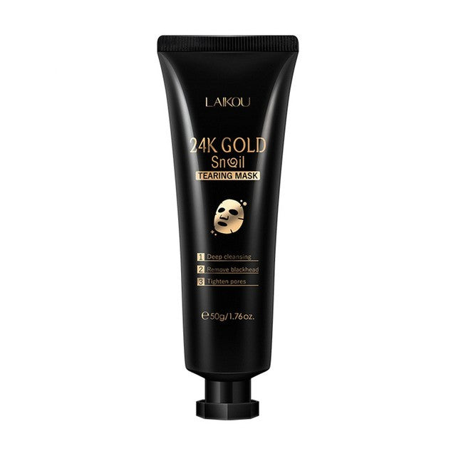 Gold Foil Snail Tear-Off Mask Hydrating cream
