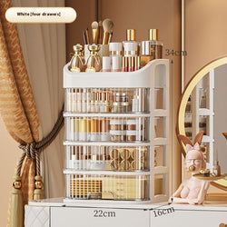 Image of Desktop Cosmetics Drawer Dustproof Storage Box