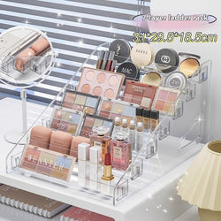 Image of Plastic Transparent Cosmetics Storage Box