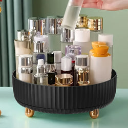 Image of Plastic Cosmetics Rotating Storage Box