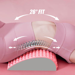 Image of Back Stretcher Pillow Neck Lumbar Support Massager For NetinBack Stretcher Pillow Neck Lumbar Support Massager For Netin