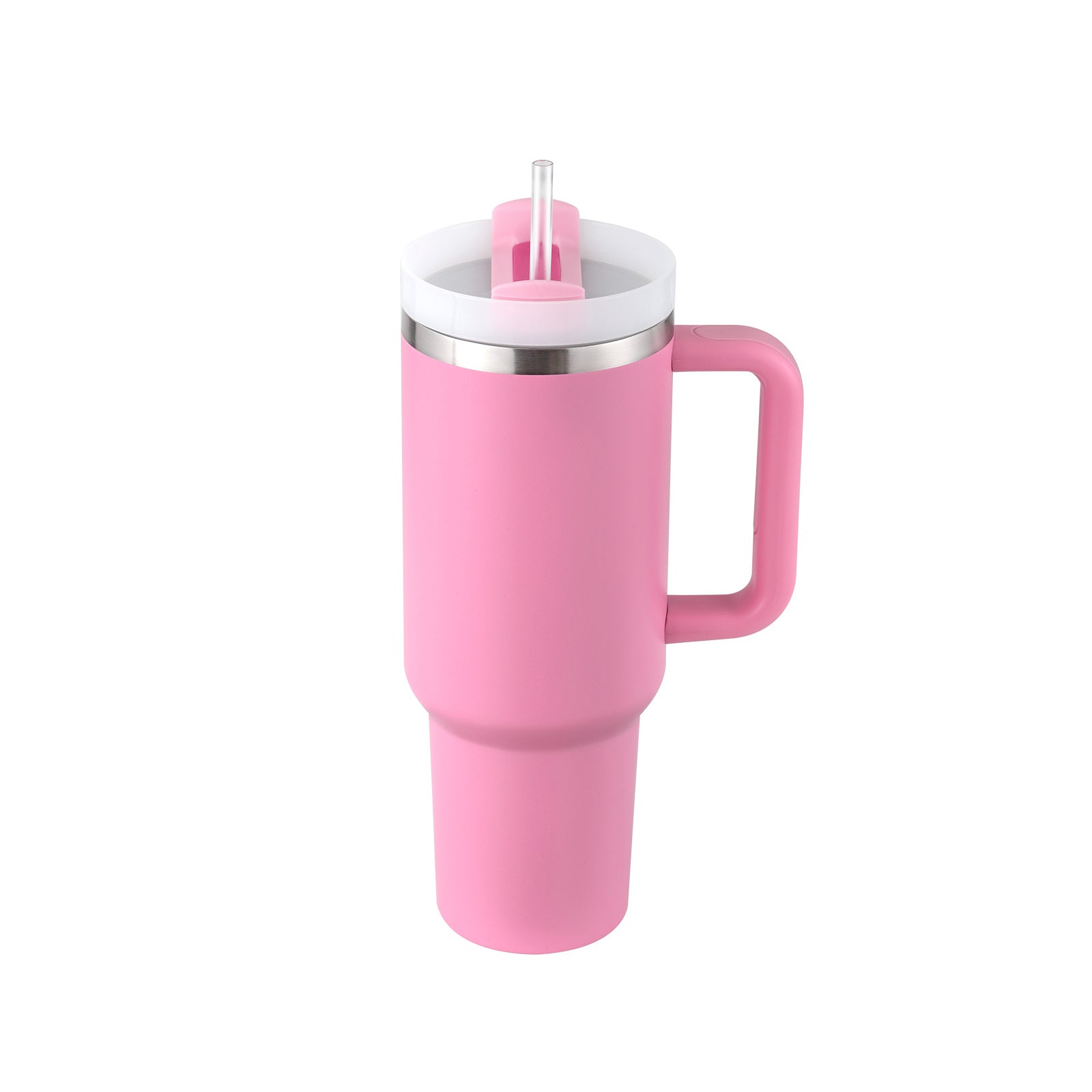  Handle Straw Insulated Stainless Steel