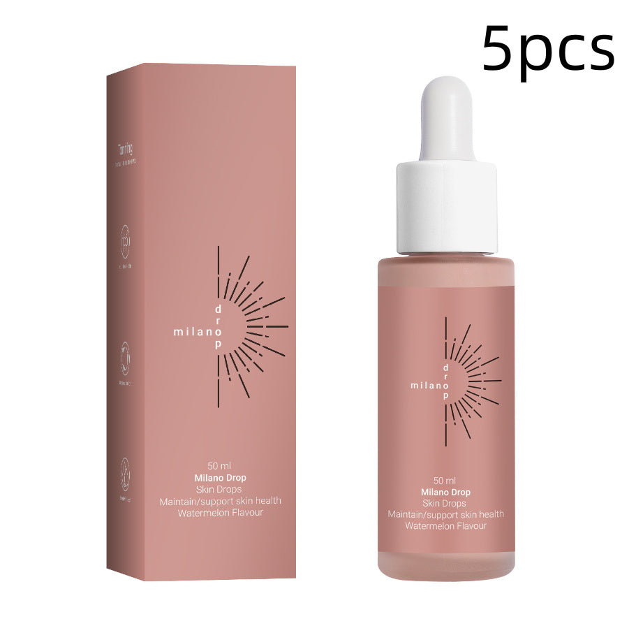 Image of Tanning Face Serum Face Body Tanning Bed Outdoor Fine Line Repair Skin Serum Dark Bronzer Self Tanning Serum Drops