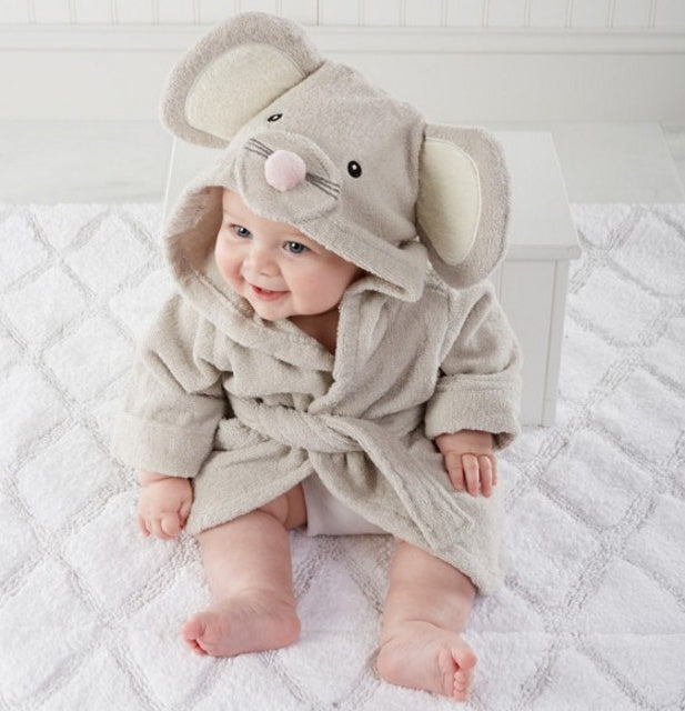 Cartoon Cute Animal Modeling Baby Bath Towels Baby Bathrobes 