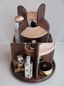 Image of Rotate Desktop Cosmetics Storage Organize Box