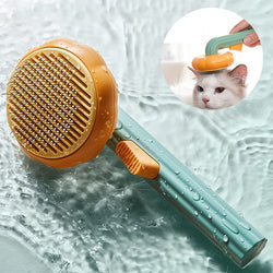 Image of New Pet Cat Brush Hot Sellin Hand-held Steel Wire Self