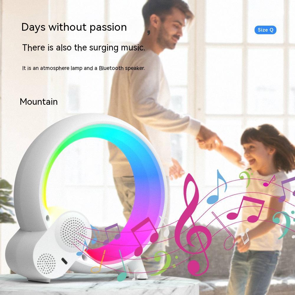 Creative Q Light Analog Sunrise Digital Display Alarm Clock 
