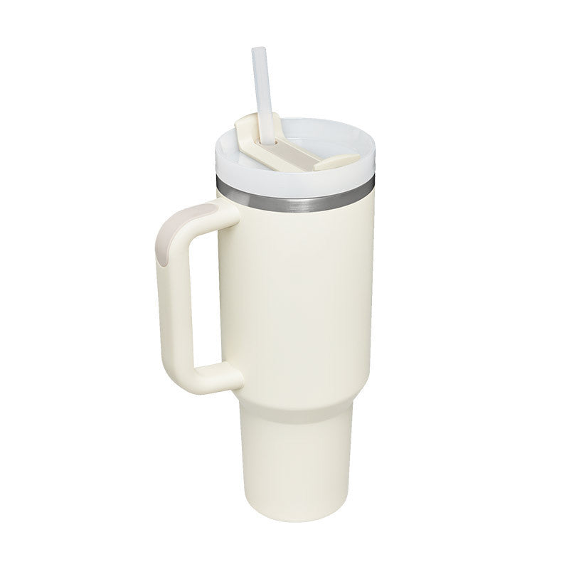  Handle Straw Insulated Stainless Steel