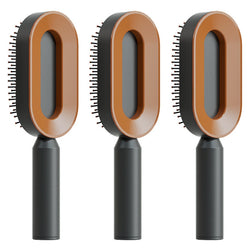 Image of Self Cleaning Hair Brush For Women Onekey Cleaning Hair Loss