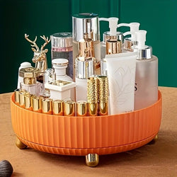 Image of Plastic Cosmetics Rotating Storage Box