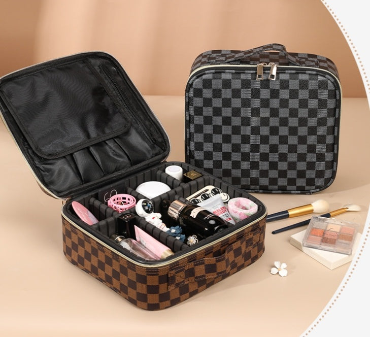 New Cosmetic Case Portable Travel Cosmetics Storage Box Mani