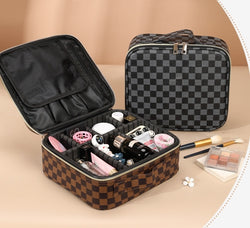 Image of New Cosmetic Case Portable Travel Cosmetics Storage Box Mani