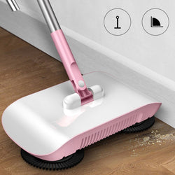 Image of Hand Push Sweeper Household Broom Dustpan Mop Floor All-in-on