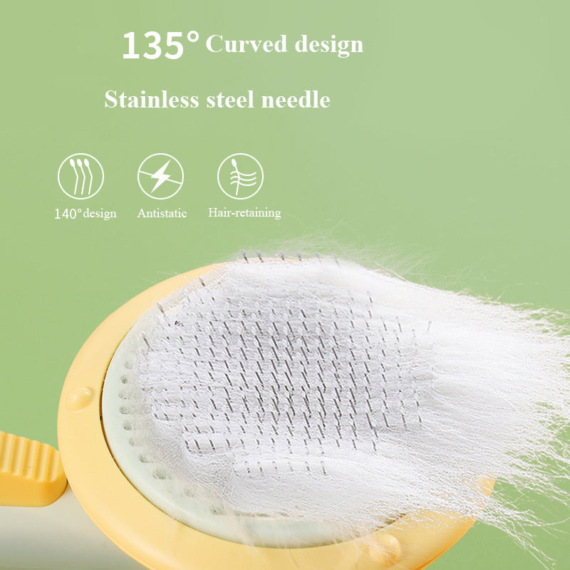 New Pet Cat Brush Hot Sellin Hand-held Steel Wire Self