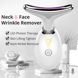 Image of EMS Thermal Neck Lifting And Tighten Massager Electric Micro