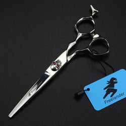 Image of Silver skull Beauty Salon Cutting Tools