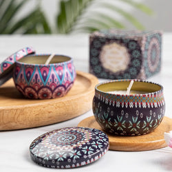 Image of Dried Flower Fragrance Candle Flower Fragrance Incense Candle