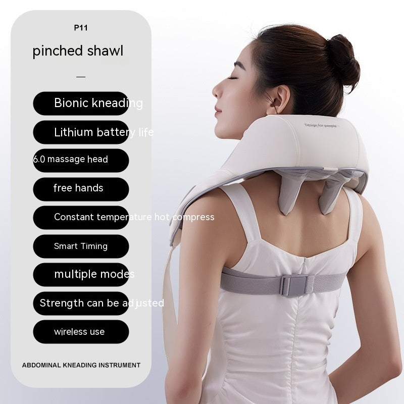 Image of Oblique Muscle Shoulder And Neck Massager Clip Kneading Electric