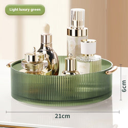 Image of Plastic Cosmetics Rotating Storage Box