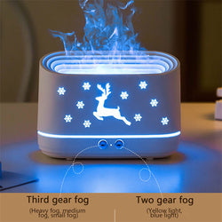 Image of Elk Flame Humidifier Diffuser Mute Household Atmosphere Lamp