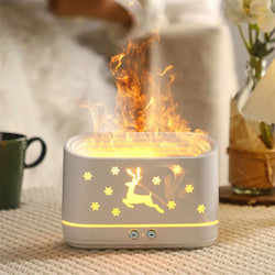 Image of Elk Flame Humidifier Diffuser Mute Household Atmosphere Lamp