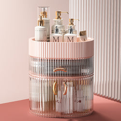Image of Cosmetics Storage Box Dustproof Desktop Dresser
