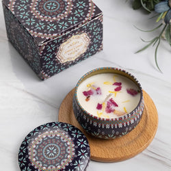 Image of Dried Flower Fragrance Candle Flower Fragrance Incense Candle