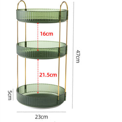 Image of Bathroom Cosmetics Rotating Storage Rack Desktop