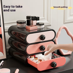 Image of Cosmetics Household Dressing Table Storage Cabinet