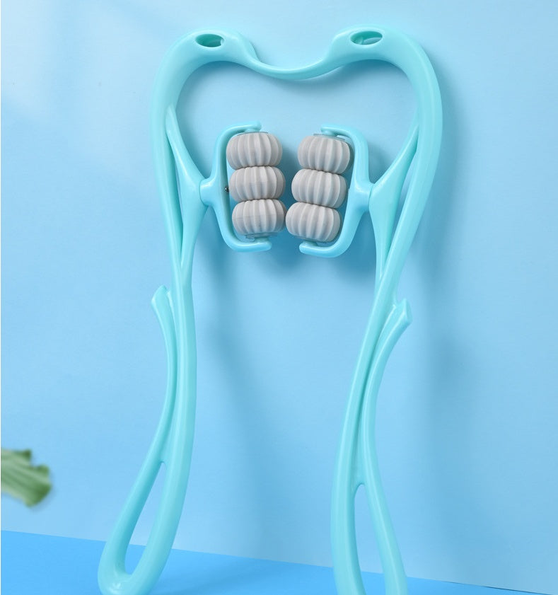 Multifunctional Manual Six-wheel Neck Massager Massage Relie