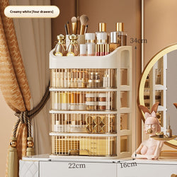 Image of Desktop Cosmetics Drawer Dustproof Storage Box