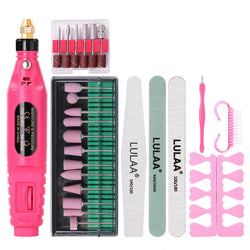 Image of Nail Polishing Machine Portable Mini Electric Nail Beauty Tool Set