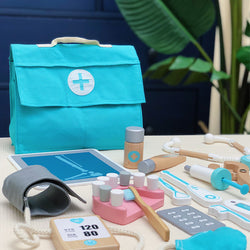 Image of Fashion Wooden Portable Cosmetics Toy Set