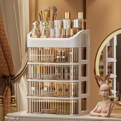 Image of Desktop Cosmetics Drawer Dustproof Storage Box