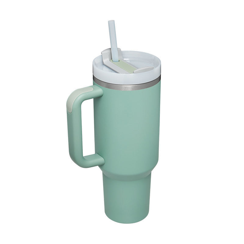  Handle Straw Insulated Stainless Steel