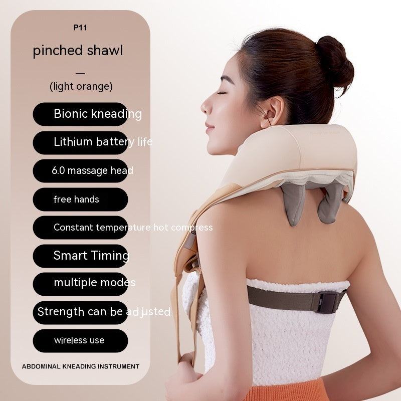 Image of Oblique Muscle Shoulder And Neck Massager Clip Kneading Electric