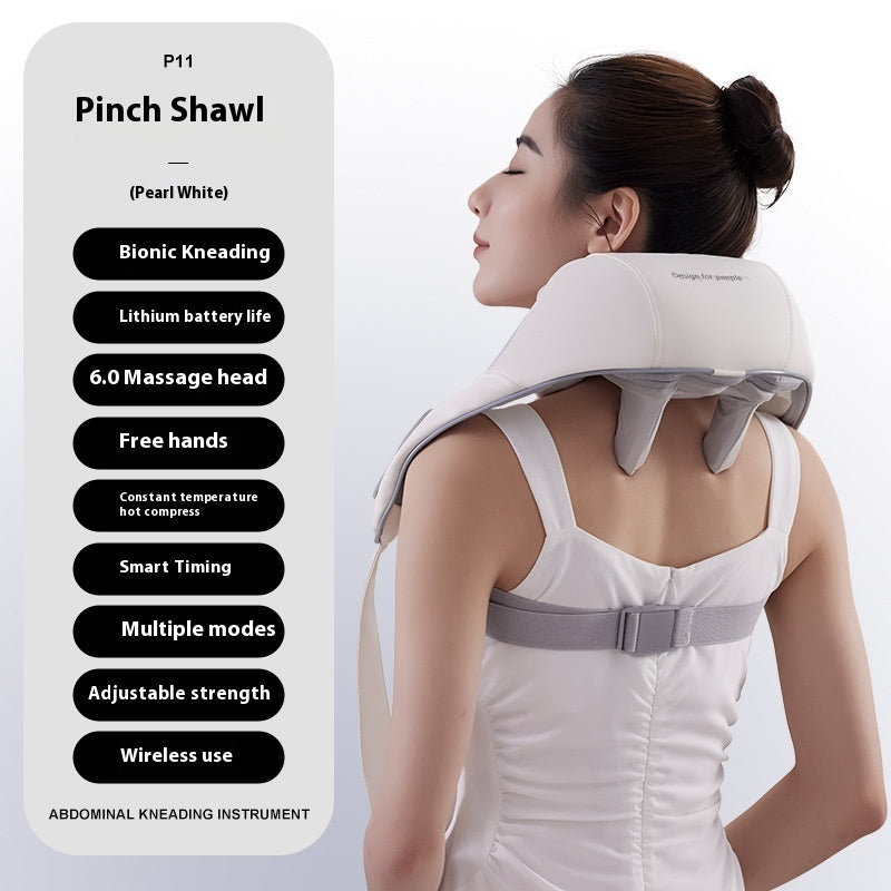 Image of Oblique Muscle Shoulder And Neck Massager Clip Kneading Electric