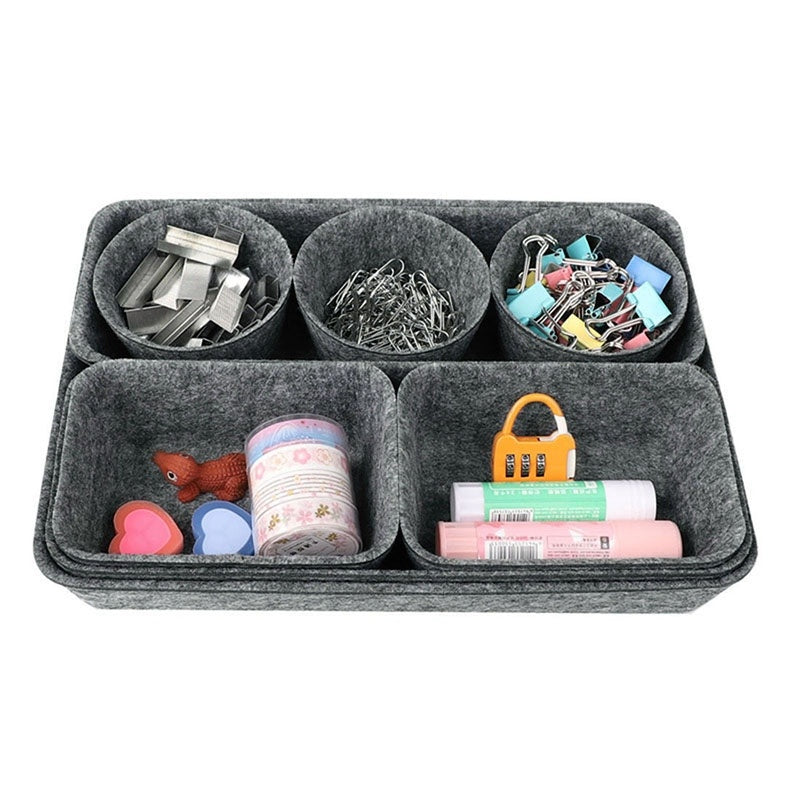 Sundries Storage Basket Desktop Snack  Cosmetic